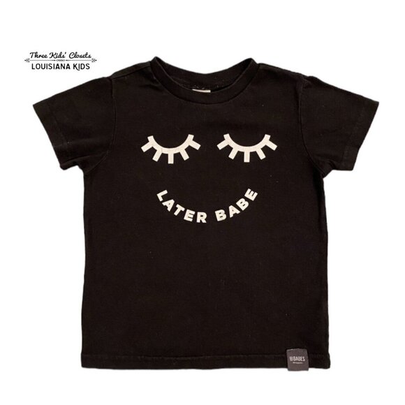 Lil Babes Apparel 3T Small Shop Later Babe Smile Tee Shirt - Picture 1 of 4